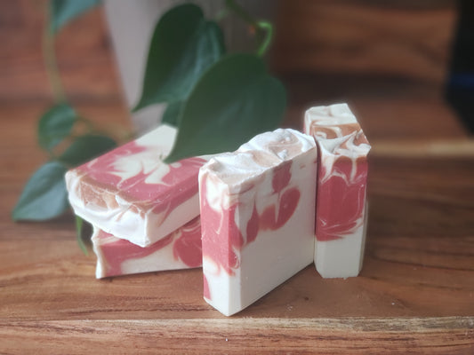 Peppermint essential oil soap